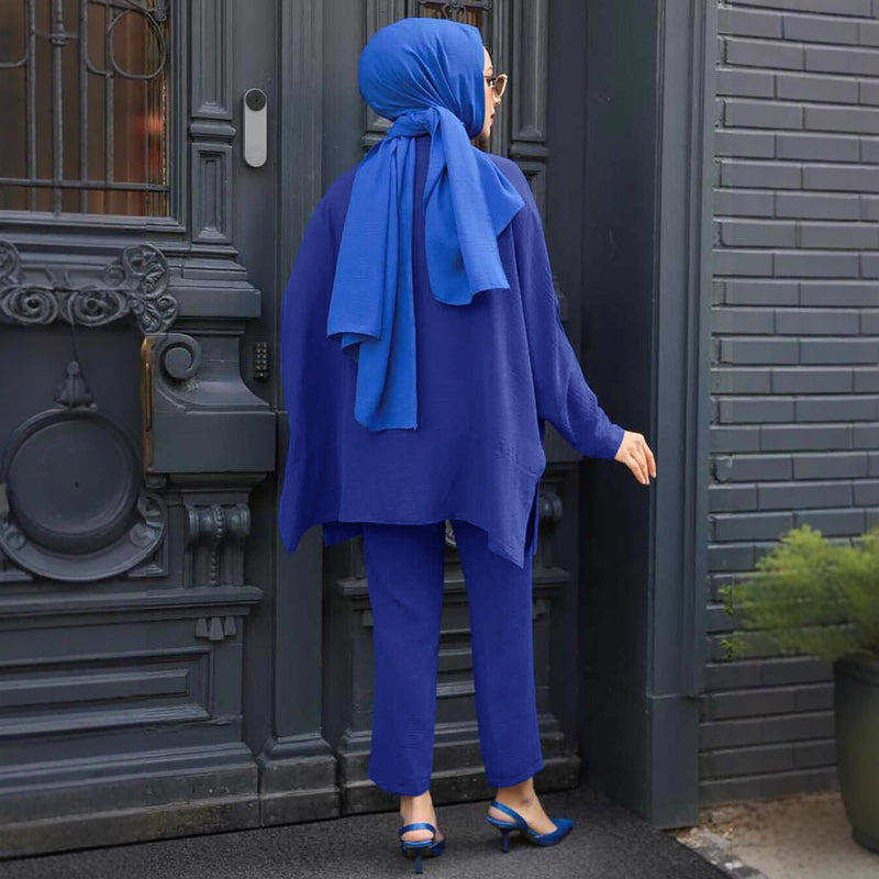 The Bat Sleeve Shirt Set - Relaxed Two-Piece Coordinated Set