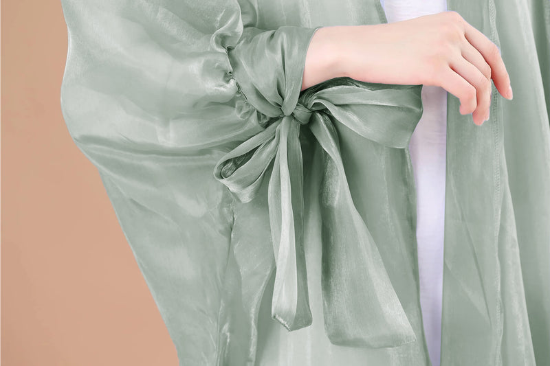 Belted Abaya with Signature Bow in 6 Colors