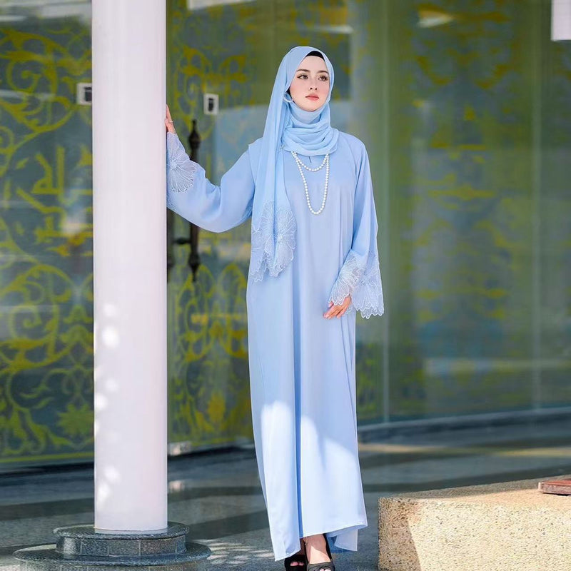 Elegant Muslimah Dress: Baju Kurung & Abaya with Matching Tudung