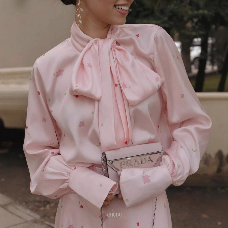 Floral Jacquard Satin Coat & Dress Set - Elegant Two-Piece Ensemble