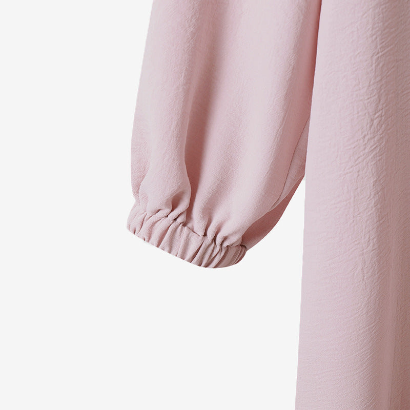 2-Piece Set: Long Sleeve Blouse with Trousers